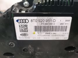 Audi A5 8T 8F Compteur de vitesse tableau de bord 8T0920951D