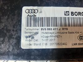 Audi A3 S3 8V Półka tylna bagażnika 8V5863411J