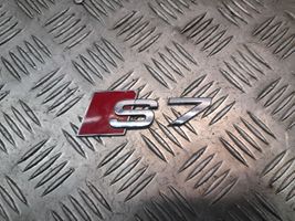 Audi A7 S7 4G Logo, emblème de fabricant 4G8853735