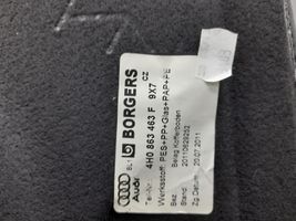 Audi A8 S8 D4 4H Tavaratilan kaukalon tekstiilikansi 4H0863463F