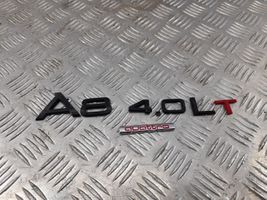Audi A8 S8 D4 4H Gamintojo ženkliukas/ modelio raidės 