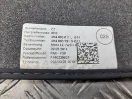 Audi A8 S8 D4 4H Kilimėlių komplektas 4H4863732G