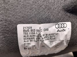 Audi A4 S4 B9 Dolny panel schowka koła zapasowego 8W5863880C