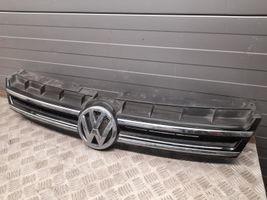 Volkswagen Touareg II Maskownica / Grill / Atrapa górna chłodnicy 7P6853651A