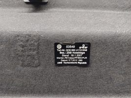 Volkswagen PASSAT CC Grilles/couvercle de haut-parleur arrière 3C8863411C