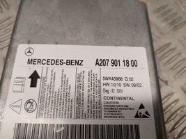 Mercedes-Benz E C207 W207 Centralina/modulo airbag A2079011800