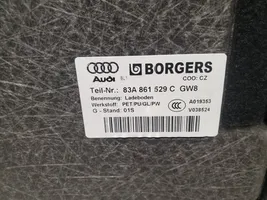 Audi Q3 F3 Revestimiento de alfombra del suelo del maletero/compartimento de carga 83A861529C