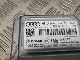 Audi A8 S8 D4 4H Aktiivijousituksen ohjainlaite (ESP) 4H0907637K