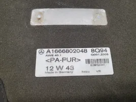 Mercedes-Benz GL X166 Kit tapis de sol auto A1666840403