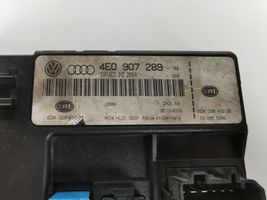 Audi A8 S8 D3 4E Moduł / Sterownik komfortu 4E0907289