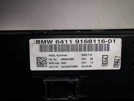 BMW 1 E81 E87 Ilmastoinnin ohjainlaite 6411916811601