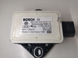 Audi A4 S4 B7 8E 8H Capteur de vitesse de lacet d'accélération ESP 8E0907637B