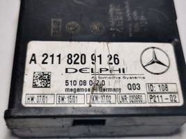 Mercedes-Benz E W211 Centralina/modulo allarme A2118209126