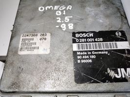 Opel Omega B1 Calculateur moteur ECU 0281001428