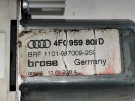 Audi A6 Allroad C6 Moteur de lève-vitre de porte avant 4F0959801D