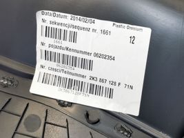 Volkswagen Caddy Garniture panneau de porte arrière 2K3867128F