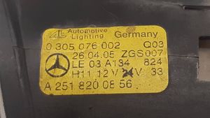 Mercedes-Benz B W245 Światło przeciwmgłowe przednie A2518200856