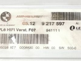 BMW 5 GT F07 Amplificateur de son 9217597