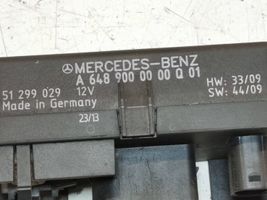 Mercedes-Benz E W211 Relais de bougie de préchauffage A6489000000