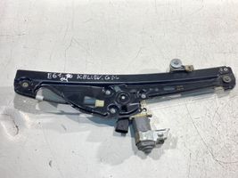 BMW 5 E60 E61 Mechanizm podnoszenia szyby tylnej bez silnika 7034388