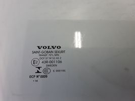 Volvo S60 Front door window glass four-door 