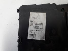 Renault Megane II Komputer / Sterownik ECU i komplet kluczy 