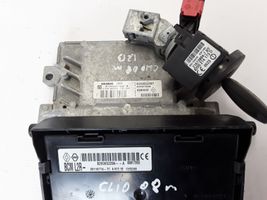 Renault Clio III Komputer / Sterownik ECU i komplet kluczy 