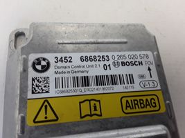 BMW 3 F30 F35 F31 Airbag control unit/module 6868253