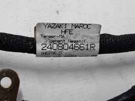 Renault Kadjar Negative earth cable (battery) 240804661R