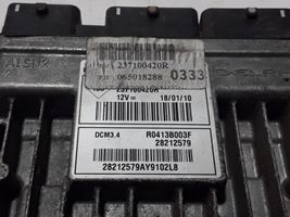 Renault Kangoo II Komputer / Sterownik ECU i komplet kluczy 