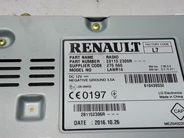 Renault Scenic IV - Grand scenic IV Radio/CD/DVD/GPS-pääyksikkö 281152306R