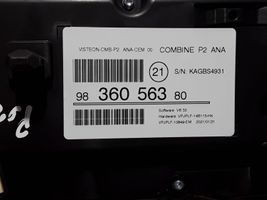 Peugeot 2008 II Speedometer (instrument cluster) 9836056380