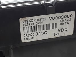 Volkswagen Caddy Tachimetro (quadro strumenti) 2K0920843C