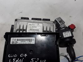 Renault Clio III Kit centralina motore ECU e serratura 