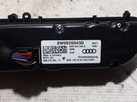 Audi A4 S4 B9 Ilmastoinnin ohjainlaite/moduuli 8W0820043Q