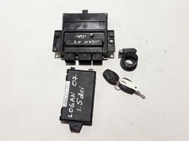 Dacia Logan I Engine ECU kit and lock set 