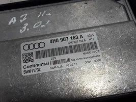 Audi A7 S7 4G Sterownik / Moduł zawieszenia pneumatycznego 4H0907163A