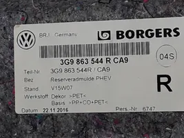 Volkswagen PASSAT B8 Tavaratilan pohjan tekstiilimatto 3G9863544R
