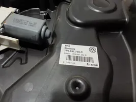 Volkswagen Touareg II Mécanisme de lève-vitre avant sans moteur 7P6837756C