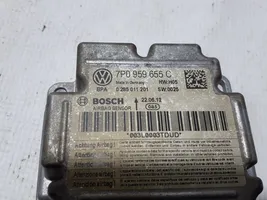 Volkswagen Touareg II Airbag control unit/module 7P0959655C