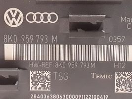 Audi A4 S4 B8 8K Oven keskuslukituksen ohjausyksikön moduuli 8K0959793M