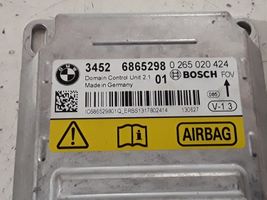 BMW 1 F20 F21 Centralina/modulo airbag 6865298