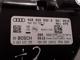 Audi A6 S6 C7 4G Nopeusmittari (mittaristo) 4G8920932D