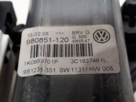 Volkswagen PASSAT B6 Priekinis varikliukas langų pakėlėjo 1K0959793L