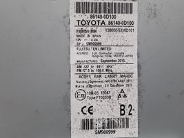 Toyota Yaris Panel / Radioodtwarzacz CD/DVD/GPS 861400D100
