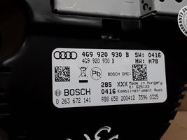 Audi A6 Allroad C7 Compteur de vitesse tableau de bord 4G9920930B