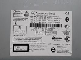Mercedes-Benz CLA C117 X117 W117 Radio/CD/DVD/GPS-pääyksikkö A2469000112