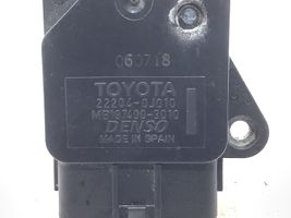 Toyota Avensis T250 Przepływomierz masowy powietrza MAF 222040J010