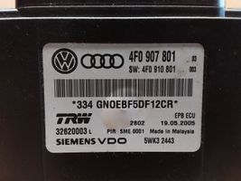 Audi A6 S6 C6 4F Moduł / Sterownik hamulca ręcznego 4F0907801