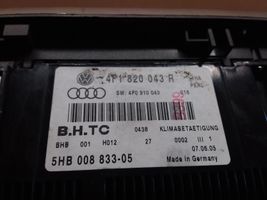 Audi A6 S6 C6 4F Oro kondicionieriaus/ klimato/ pečiuko valdymo blokas (salone) 4F1820043R